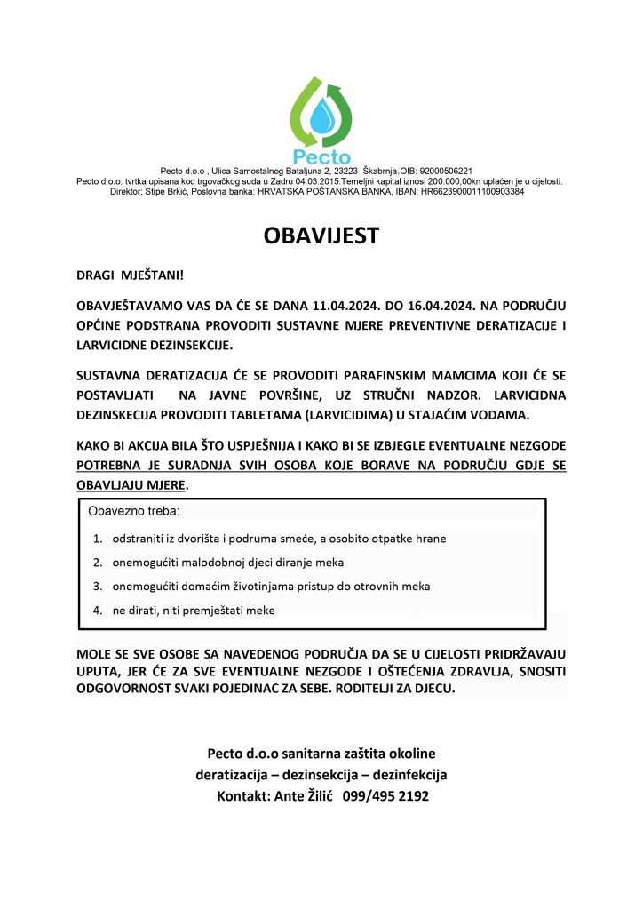 OBAVIJEST ogl ploca OPCINA PODSTRANA proljece 2024 page 0001 724x1024