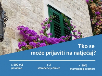 Županijski poticaji - Energetska obnova obiteljskih kuća