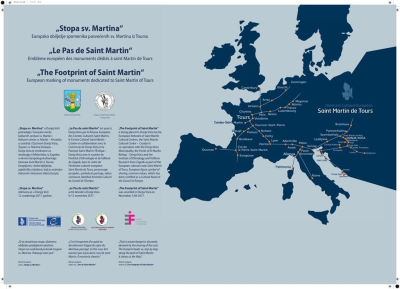 Stopa sv. Martina: Obilježavanje martinskih lokaliteta