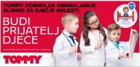 Humanitarna akcija trgovačkog lanca Tommy i KBC Split - „Budi prijatelj djece"