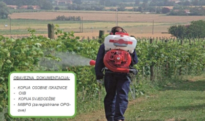 Dopunska izobrazba o sigurnom rukovanju pesticidima