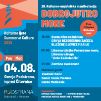 Kulturno-umjetnička manifestacija DOBROJUTRO MORE