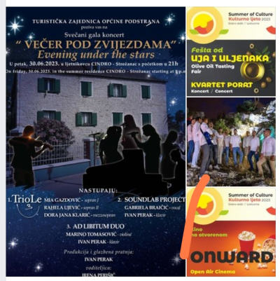 Očekuje nas pregršt događanja u Podstrani…