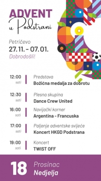 Paljenje četvrte adventske svijeće i najava četvrtog adventskog tjedna