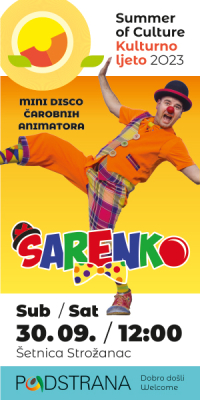 Kulturno ljeto - Šarenko show, subota 30.09.