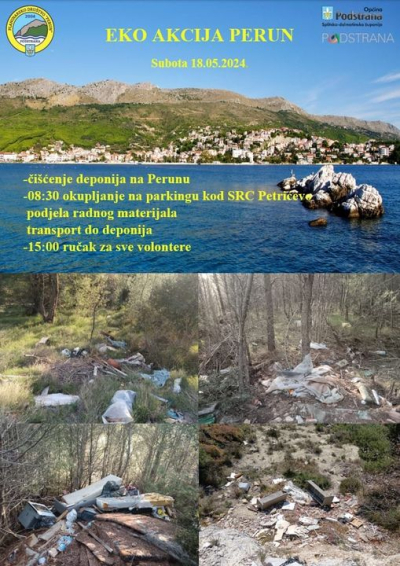 Eko akcija čišćenja divljih deponija na Perunu.