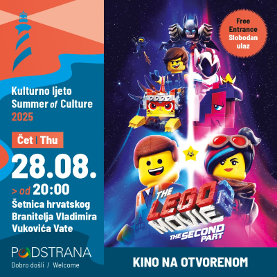 KULTURNO LJETO - Večeras kino na otvorenom