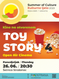 Kulrurno ljeto - U ponedjeljak 26.06. kino na otvorenom